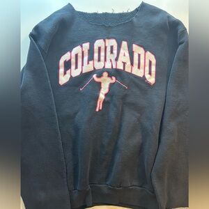 Black Colorado Hoodie with Pink Accents